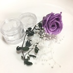 プリザーブド花材☆薔薇パープル系セット☆ハーバリウム等に