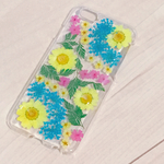 全機種対応❤︎トロピカルフラワー❤︎押し花スマホカバー iPhone Xperia GALAXY AQUOS らくらくフォンなど