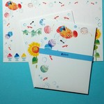 夏ざかり。縦書きレターセット
