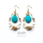turquoise × white coral