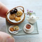 ミニチュア・焼き菓子とお茶
