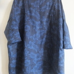 ちょっと大人のハワイアンたっぷりチュニック　ブルー