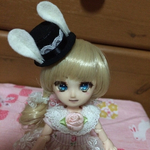 オビツ11向け ミニハット黒