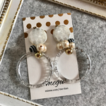 大振り輪っかパーツ✱春ピアス