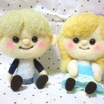 【Ｔ様オーダー品】羊毛フェルトの男の子と女の子