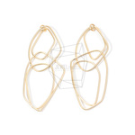 ERG-700-MG【2個入り】レイヤードダングルチャーム,Layered Geometric Dangle