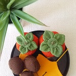 ちりめん  秋色  秋の味覚  置き物(C)