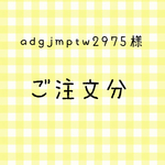 adgjmptw2975様  ご注文分
