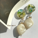 海と森のレジンピアス&イヤリング