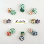 クルクル ブローチ ／ ヘアゴム 【親子でおそろいプロジェクトNo.2】