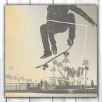 -SK8 Venice Beach - カリフォルニア　ベニスビーチ　ファブリックアートパネル