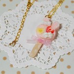 うさぎのフルーツアイスキャンディー／ネックレス
