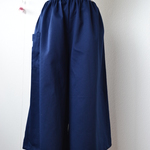 ガウチョワイドパンツ(タック無し)　着丈73cm