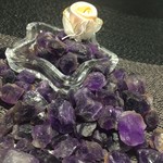 【期間限定】濃い色　アメジストラフ原石　30ｇ