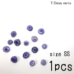 330.ソーラクォーツビーズSS（青紫）