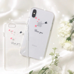 ♡「Love you」♡　エンジェルアロー クリアケース