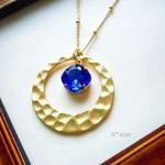 blue blue sky＊*ロングネックレス。