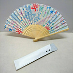 扇子と本革の扇子ケース　No.28