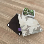 《閉店セール》水筒肩ひもカバー リバーシブル　迷彩/ブラウン