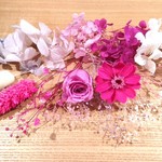 68　花材☆ハーバリウム☆プリザーブドフラワー☆アロマワックス☆キャンドル☆バラ