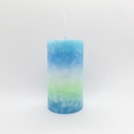 みずいろ　ベビーブルー　ライムグリーン　キャンドル