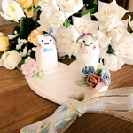 ペアねこ ウェルカムドール リングピロー