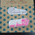 お花のサンキューはんこ