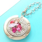 Multi Pink Bijou Bag Hanger
