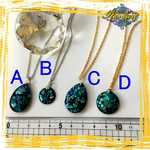 南の海のきらめき～パウアシェルのペンダント4種(paua02)