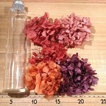 70　花材☆アジサイ5種☆ハーバリウム☆プリザーブドフラワー☆アロマワックス☆キャンドル☆アジサイ