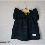 sale!!【90】ギャザースモック*ブラックウォッチ*