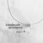 クリスタルボールネックレス