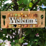 「Welcome 」プレート