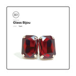 [Glass Bijou] Siam Rectangle Pierce