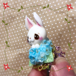 (お値下げ中)紫陽花のりリング(兎ユイコ)