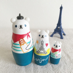 M様オーダー品＊ボンジュール！フランスベアマトリョーシカ♫