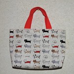 再再販】🐈猫柄　手提げバック