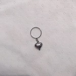 Silver heart pinky ring ♡