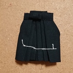 単色馬乗袴(黒)