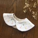 つけ襟風アンティークボタニカル刺繍スタイ