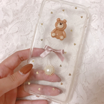 くまさん🐻ガーリー📱iPhoneケース