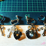 イヤリングとイヤーカフセット