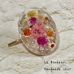 lced flowers オーバル ポニーフック 