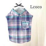 犬服＊チェックシャツ(ピンク×ラベンダー)