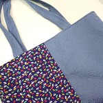 トートバッグ A4クリアファイルも楽に入ります。