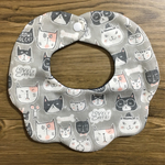 ねこフェイス柄もくもくスタイ★