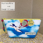 hotokuさま専用♡空飛ぶペンギン☆刺繍ボートポーチ