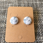 【ピアス】パリの白い花