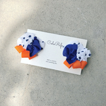 origami耳飾り　下北オレンジ　<4/28出展>