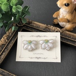 ハワイの花 ナウパカ〜ビーズ刺繍ピアス/イアリング